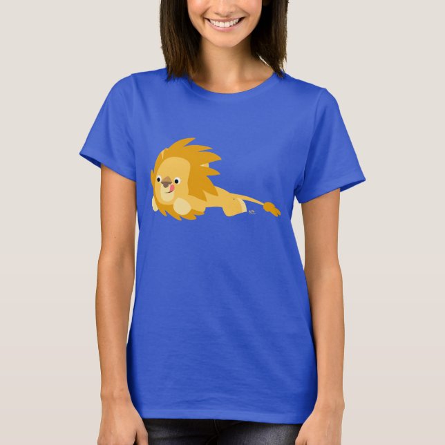Camiseta de León de la Personalizado Cute Bouncy (Anverso)
