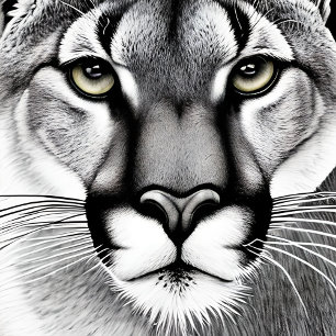 Camiseta de león de montaña