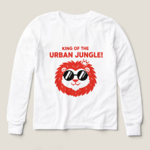 Camiseta de león genial Rey de la Jungla Urbana