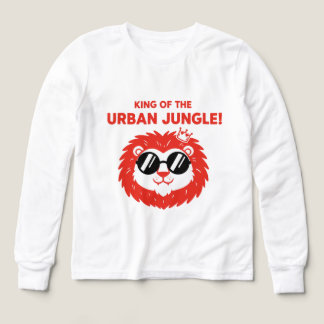 Camiseta de león genial Rey de la Jungla Urbana