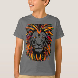 Camiseta de León - Ilustracion de León Oscuro Nara
