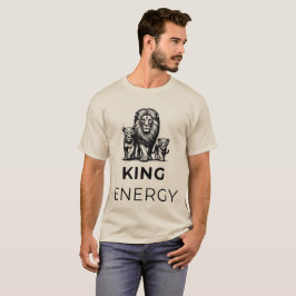 Camiseta de león KING ENERGY | Animales Salvajes A