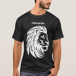 Camiseta de León Nacido Un Rey – Diseño de Regalo
