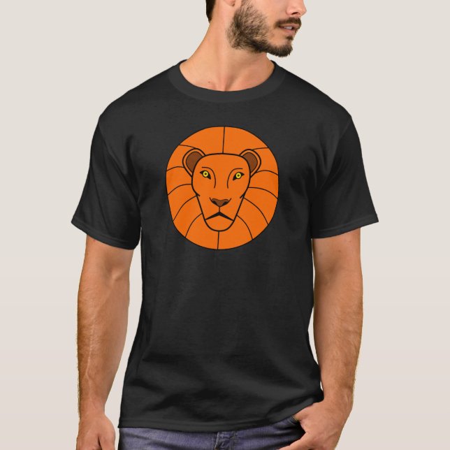 Camiseta de León Negro (Anverso)