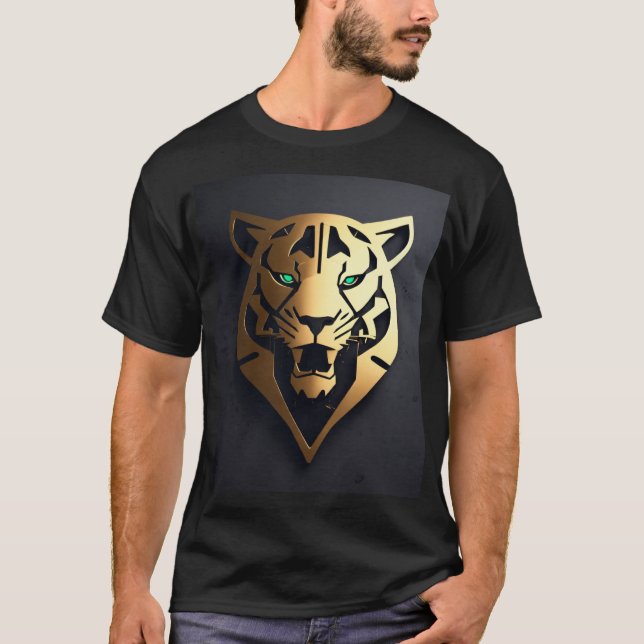 Camiseta de león para hombres (Anverso)