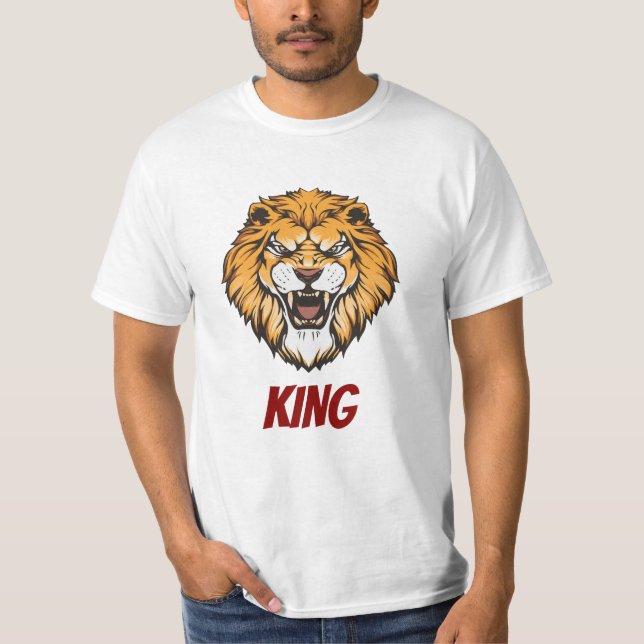 Camiseta de león salvaje (Anverso)