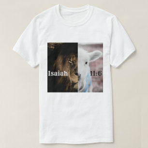 Camiseta de león y cordero