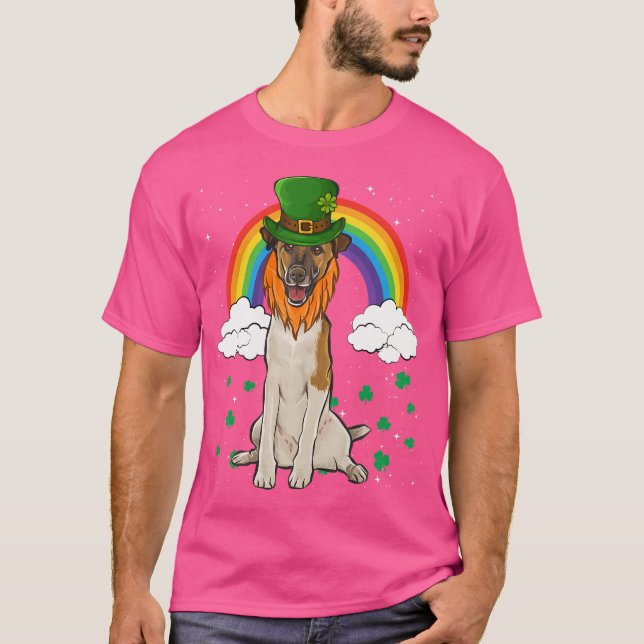 Camiseta De Leprechaun Smooth Fox Terrier (Anverso)