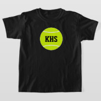 Camiseta de letras de Personalizado de tenis de ni