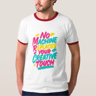 Camiseta de Lettering con Pincel Artístico –