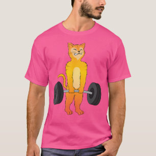 Camiseta de Levantamiento de Peso de Gato Deadlift