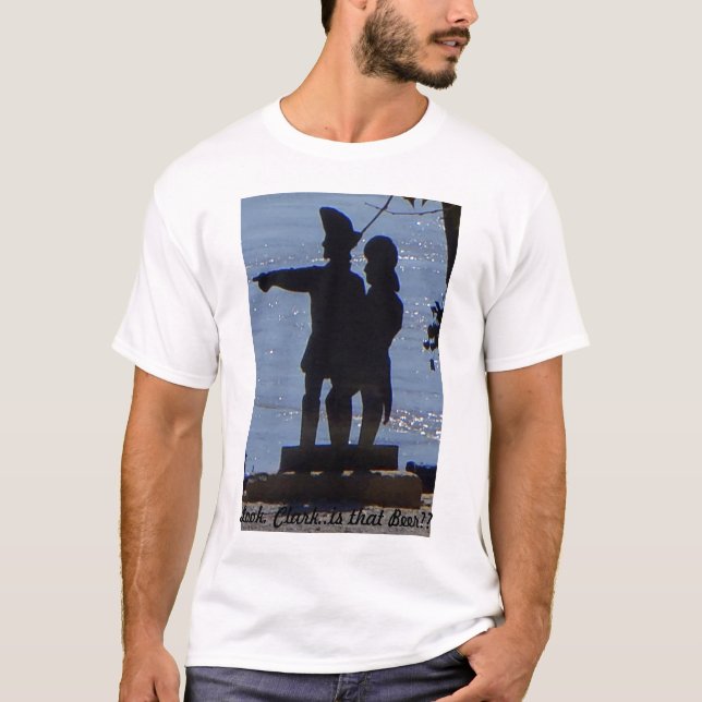 Camiseta de Lewis y de Clark, encontrando la (Anverso)