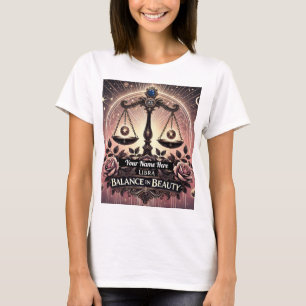 Camiseta de Libra "Balance de Belleza"