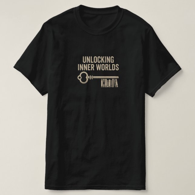 Camiseta de libro de amor de "Unlocking Inner Worl (Diseño del anverso)