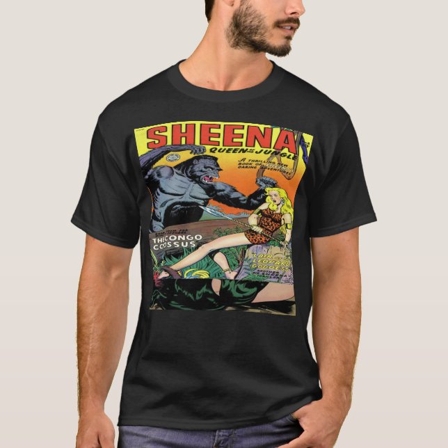 Camiseta de libro de historietas de la reina de la (Anverso)
