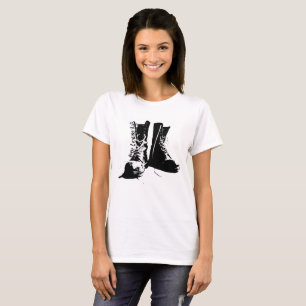 Camiseta de Licker de la bota de las mujeres