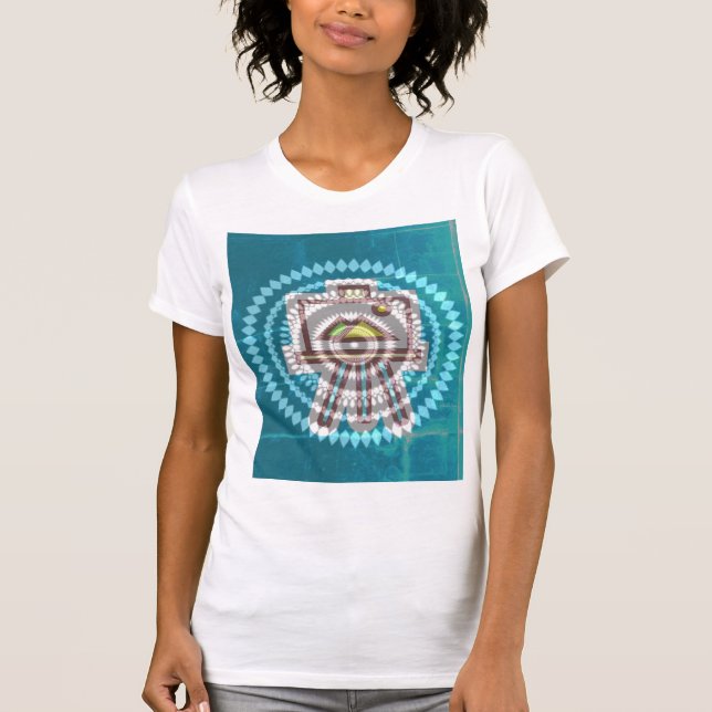 camiseta de lienzo abstracta para mujeres (Anverso)