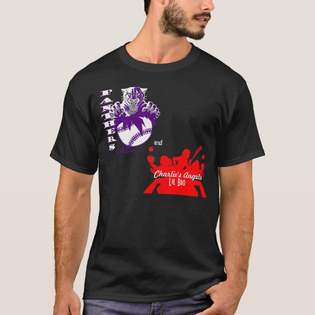 Camiseta de Lil Bro de las panteras del béisbol de (Anverso)