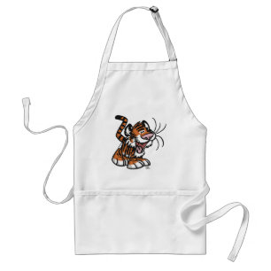 Camiseta de Lil'Tiger que cocina el delantal