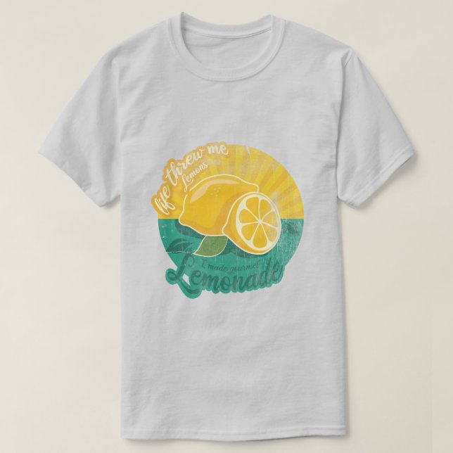 Camiseta de limonada gourmet (Diseño del anverso)