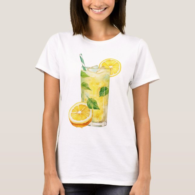 Camiseta de Limonada – Gráfica Divertida de Bebida (Anverso)