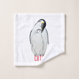Camiseta de linda familia de pingüinos emperadores