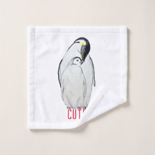Camiseta de linda familia de pingüinos emperadores
