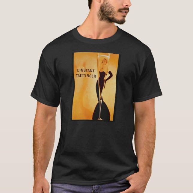 Camiseta de L'Instant Taittinger masculina (Anverso)