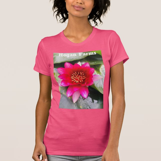 Camiseta de lirio de agua (Anverso)