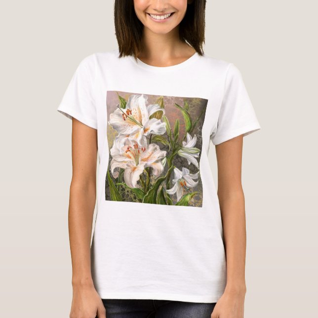 Camiseta de Lirios Blancos (Anverso)