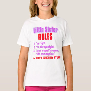 Camiseta de Little Sister Rules