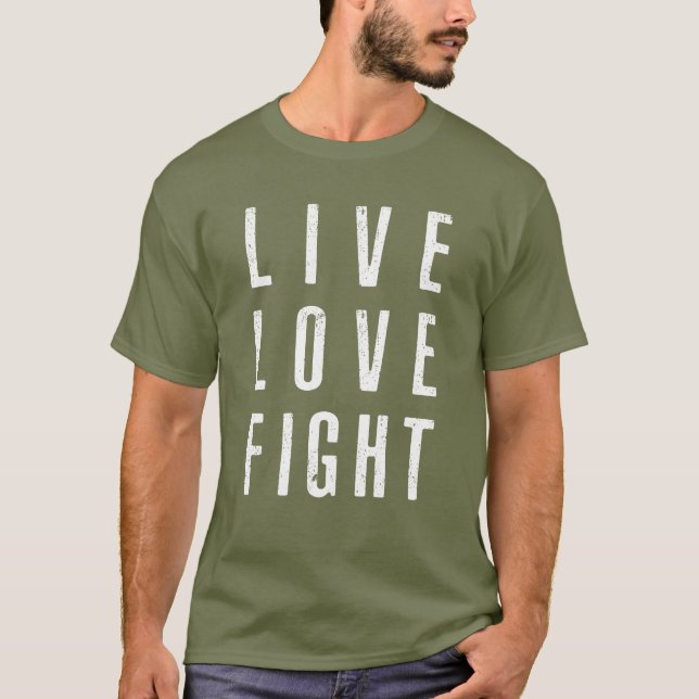 Camiseta de Live Love Fight (Anverso)