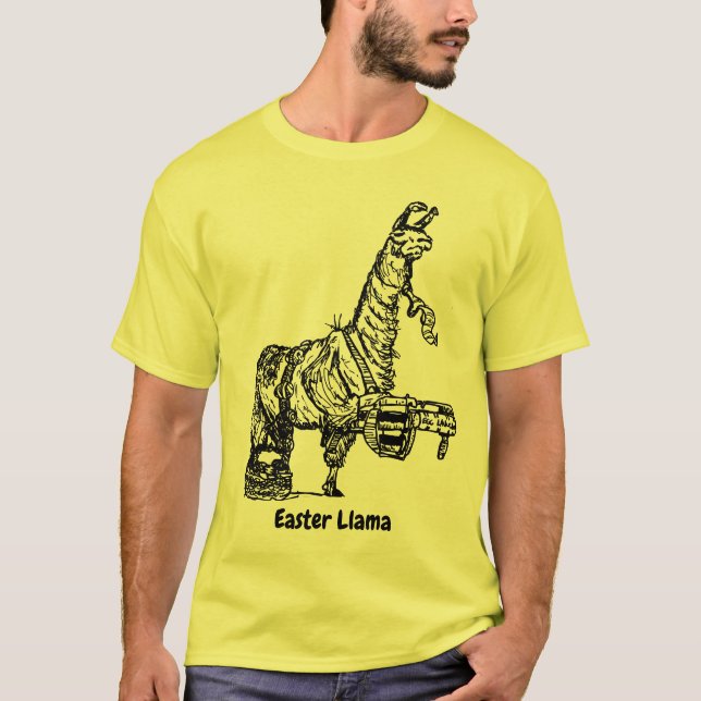 Camiseta de Llama de Pascua (Anverso)