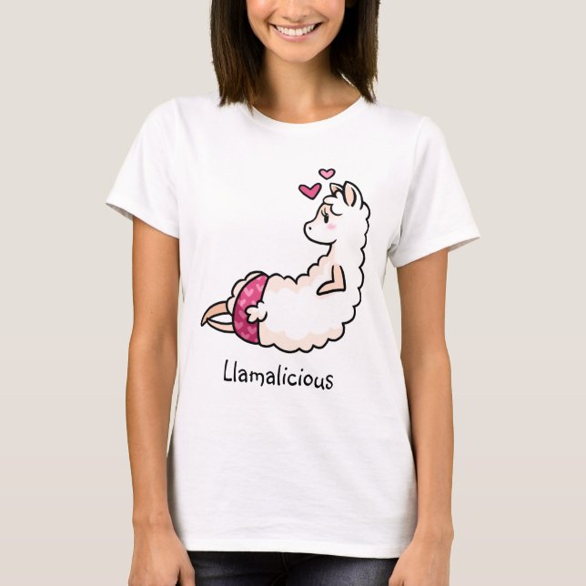 Camiseta de Llamalicious (Anverso)