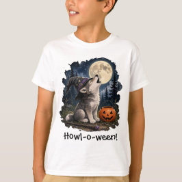 Camiseta de lobo Howl-o-ween