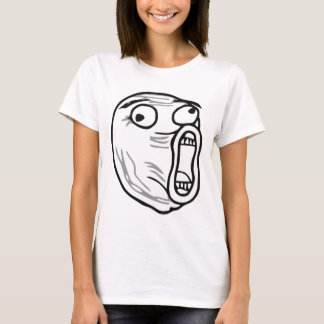 Camiseta De LOL de la risa cara ruidosa Meme de la rabia