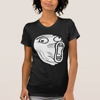 Camiseta De LOL de la risa cara ruidosa Meme de la rabia