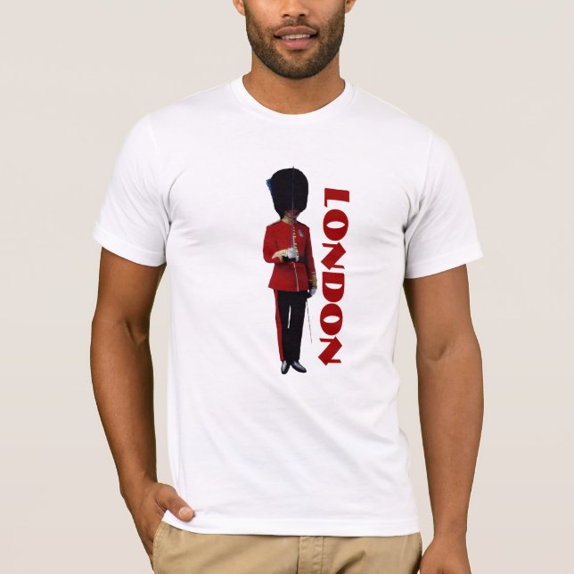 Camiseta de Londres con el soldado británico (Anverso)