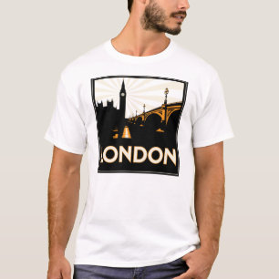 Camiseta de Londres del art déco