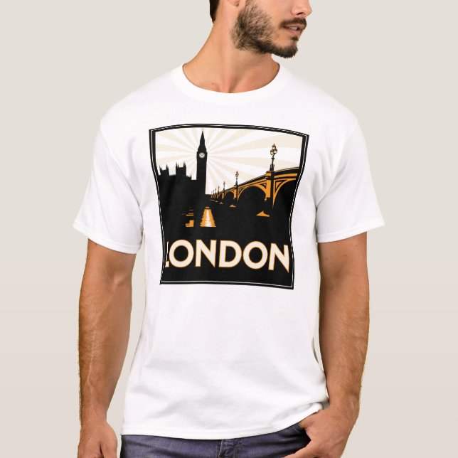 Camiseta de Londres del art déco (Anverso)