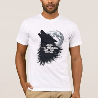 Camiseta De Lone Wolf Glitch Moon - Misión Sobre M