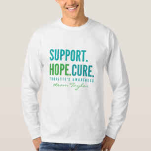 camiseta de Long Sleeve, Personalizado de apoyo de