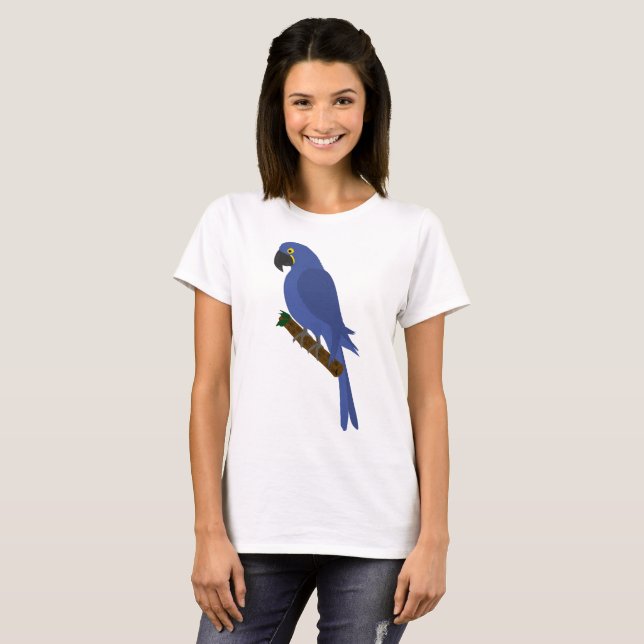 Camiseta de loro azul (Anverso completo)