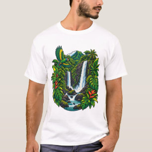 Camiseta de loro de las cataratas Trafalgar de Dom