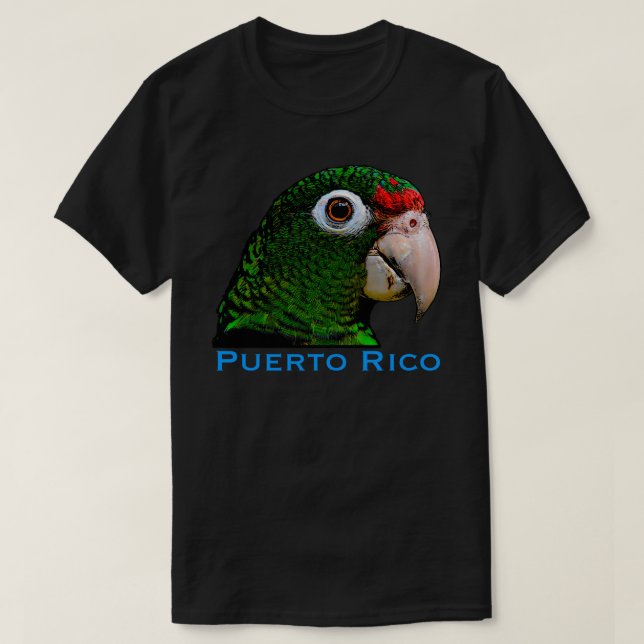 Camiseta de loro puertorriqueño (Diseño del anverso)