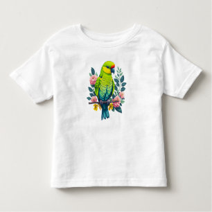 camiseta de loro verde
