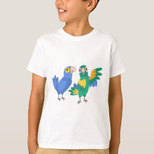 Camiseta de loros