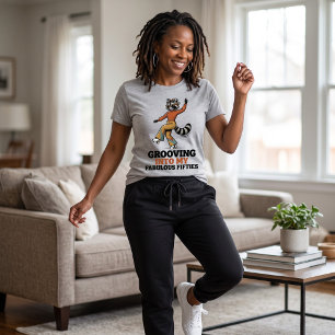 Camiseta de los 70 Raccoon Fabulous Fifties