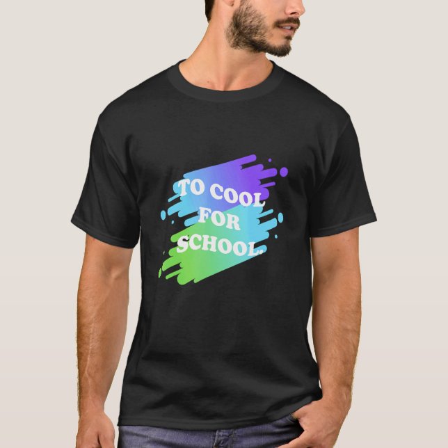 Camiseta De los 80 a Guay para la escuela (Anverso)