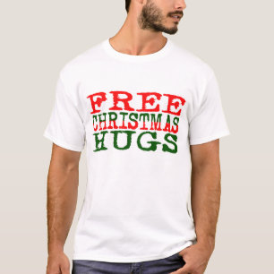 Camiseta de los abrazos del navidad